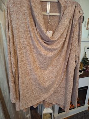 Dear Scarlett Long Sleeve Drape Cardigan